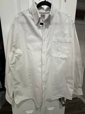 Cinch Men's M Classic White Long Sleeve Western Shirt w/Pocket Embroidery
